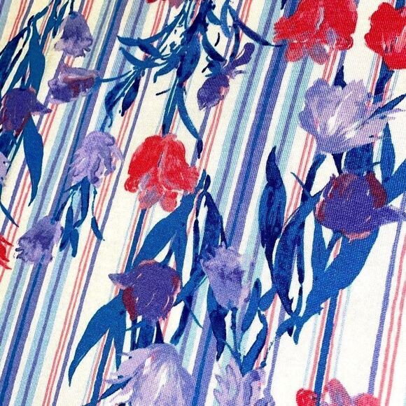 d & co. Botanical print soft 3/4 sleeve top size 4X - Picture 5 of 9